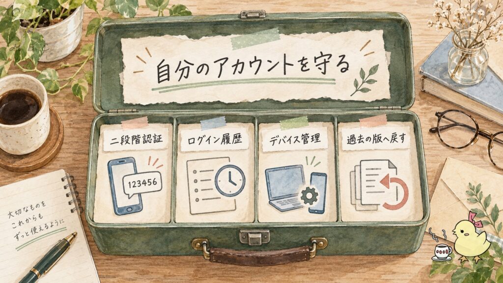 pCloudのアカウントを守る4つの機能｜二段階認証・ログイン履歴・デバイス管理・過去の版へ戻す